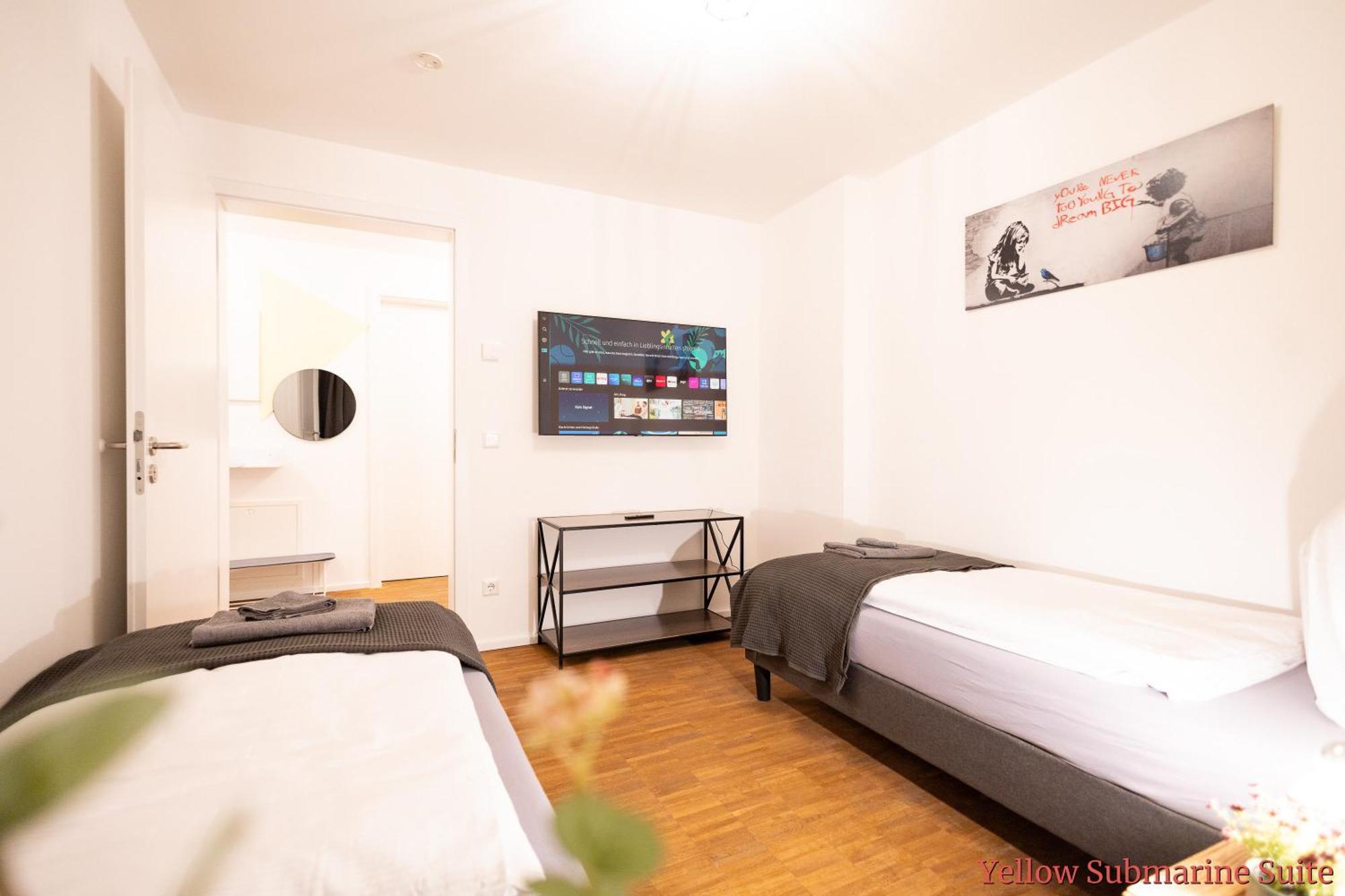 Ko-Living - Beatles Und Banksy Suites & Studios Am Eselsbrunnen - Altstadt - Kueche Halle (Saale) Exterior foto
