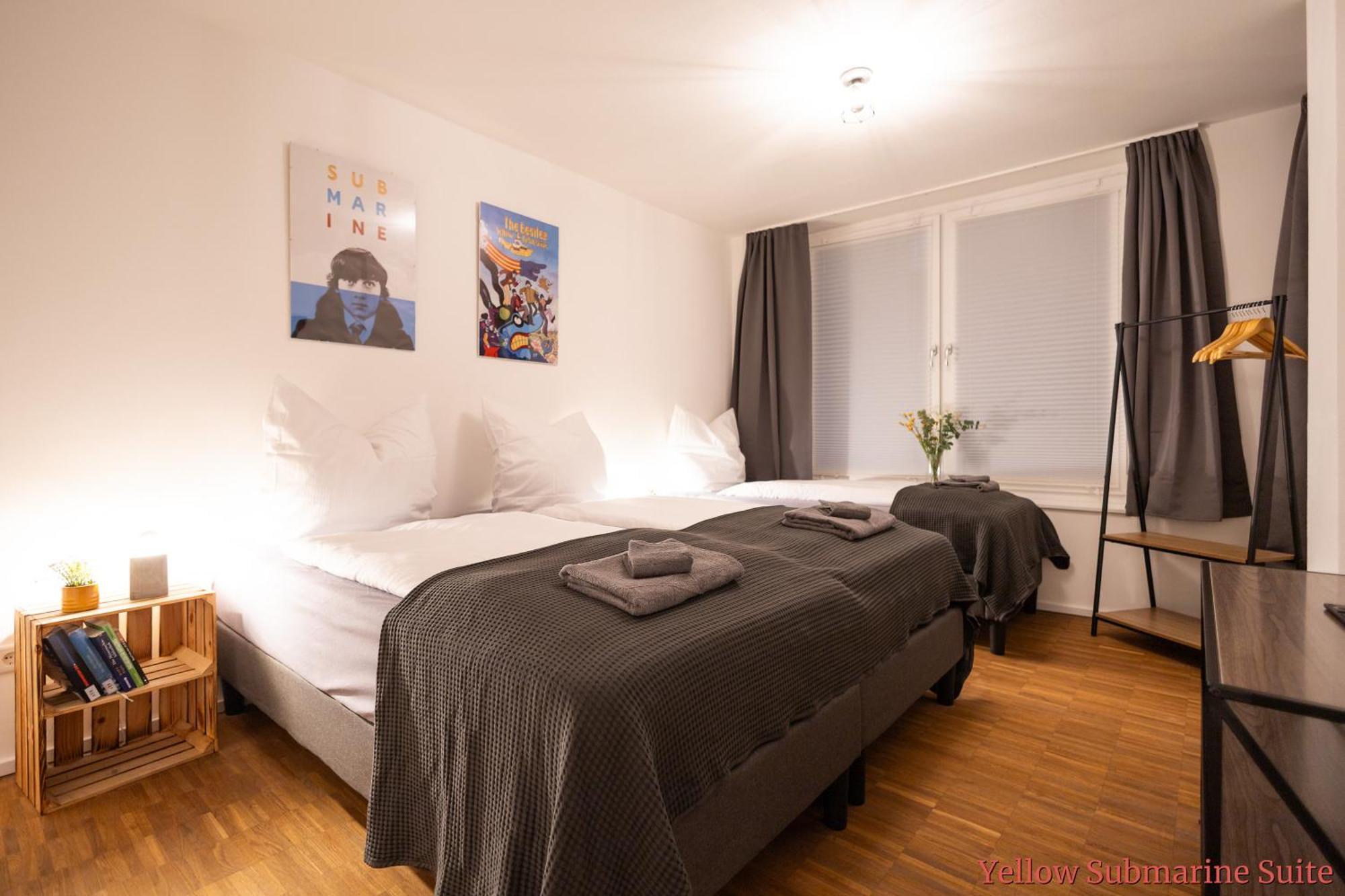 Ko-Living - Beatles Und Banksy Suites & Studios Am Eselsbrunnen - Altstadt - Kueche Halle (Saale) Exterior foto